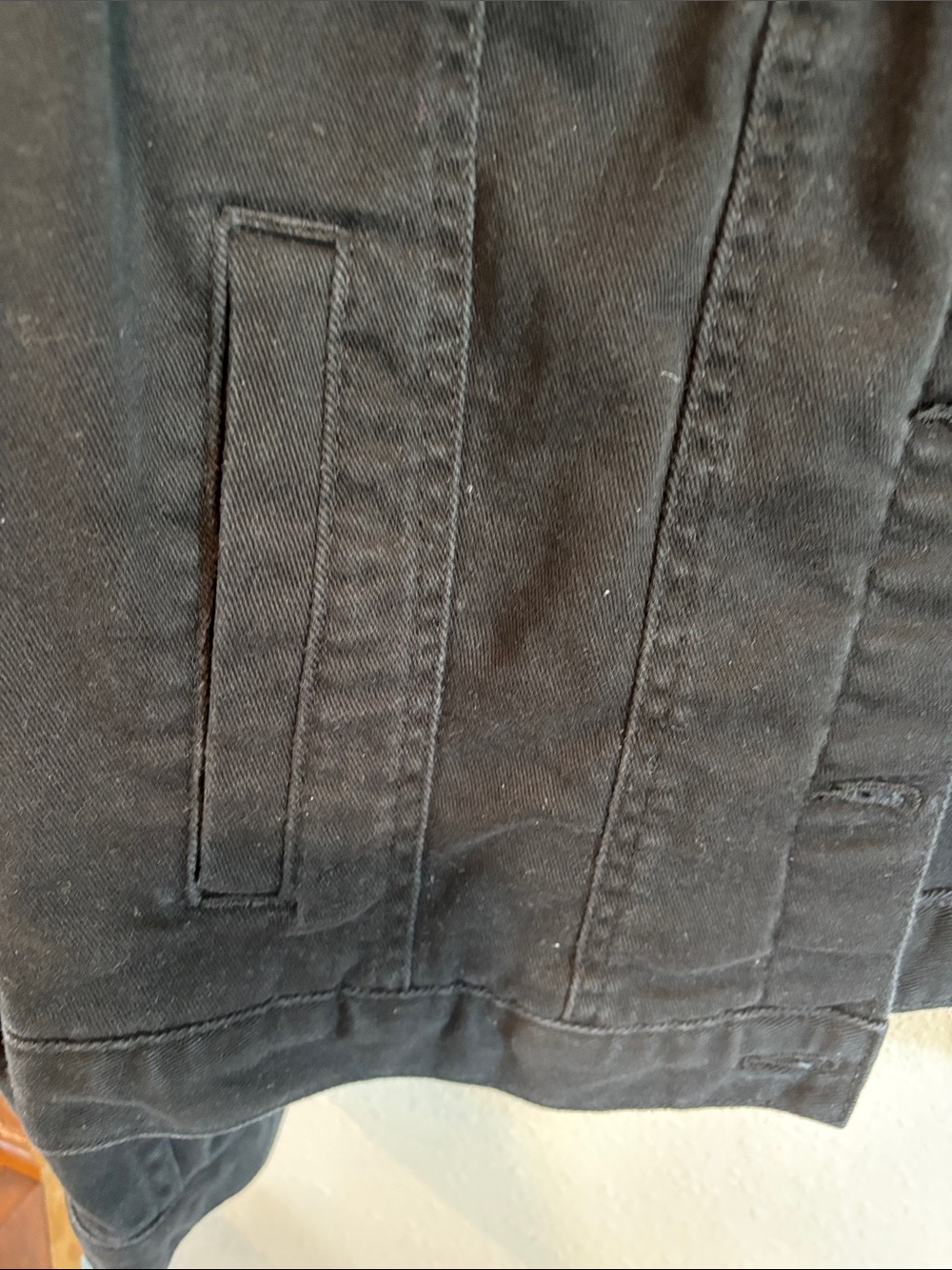 Time and Tru Black Denim Jacket for Women - Picture 4 of 4